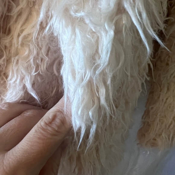 Cabi furry jacket cream color size Medium - Picture 6 of 14